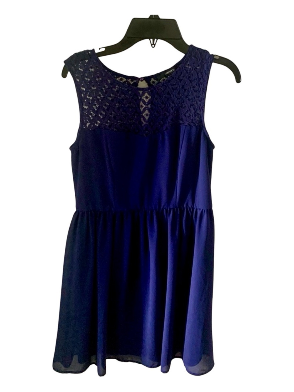 Forever 21 Dress Mini Blue Size S